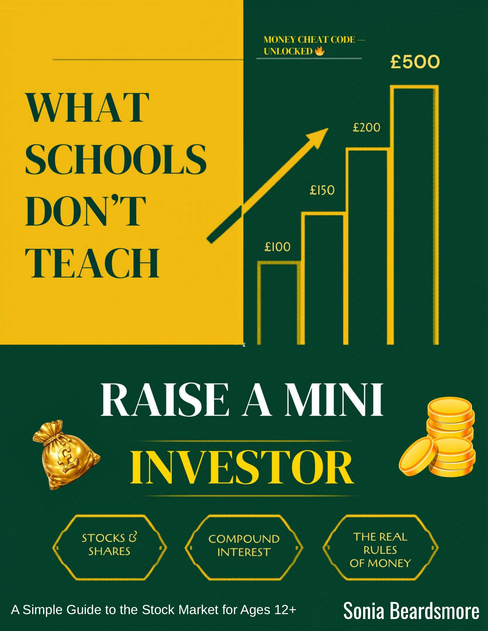 Cover of Raise A Mini Investor by Sonia Beardsmore — What Schools Don’t Teach